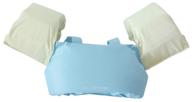 올포홈 유아 팔튜브 암링자켓 KC인증, 스카이블루, 1개