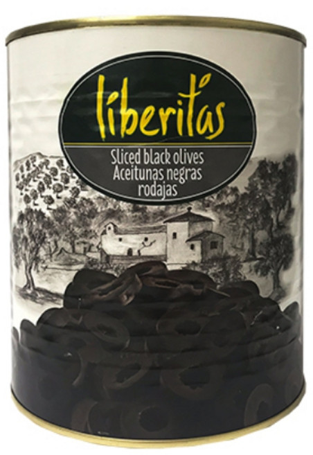 liberitas 切片黑橄欖, 1個, 超取限1罐