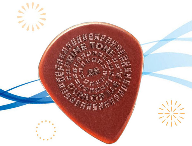 JIM DUNLOP 짐 던롭 기타 피크 프라임톤 Jazz III XL 그립 0.88mm 12개입 RL, 1개