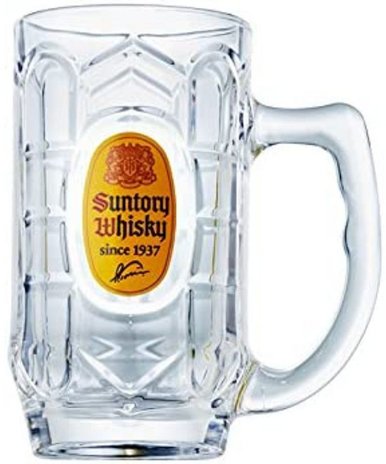 산토리 SUNTORY 칵테일 하이볼 하이보루 잔 글라스 375ml, 1개