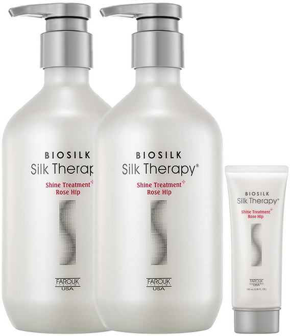 실크테라피 샤인트리트먼트 플러스 로즈힙 500ml x 2 + 100ml, 2개