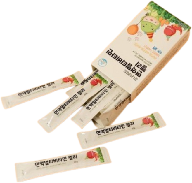 열대과일맛 멀티비타민 젤리스틱 성장기 청소년 직장인 면역기능 강화, 20g, 15개