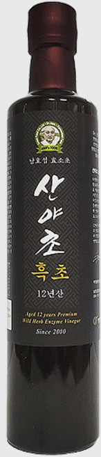 영양그린푸드 남호섭산야초흑초 /12년산 명품발효식초, 1개, 500ml