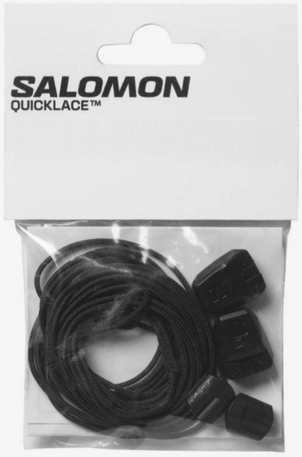 살로몬 퀵레이스 블랙 신발끈 Salomon Quicklace