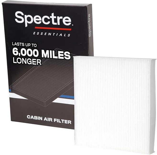 미국출고 평점4.5+ 189682 Spectre 에센셜 캐빈 에어 필터: 프리미엄 50% 긴 수명: 일부 2003-2020 혼다/아큐라와 호환 (어코드 파일럿 여권 릿젤, Select 2003-2020 HONDA/ACURA