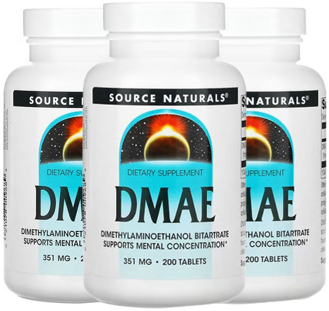 소스네츄럴스 DMAE 351mg 200정, 3개