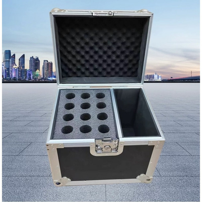 무선마이크 하드 케이스 행사 버스킹 수납 마이크보관함 보관함 공연, 맞춤 제작 가능, 기본 모델명/품번