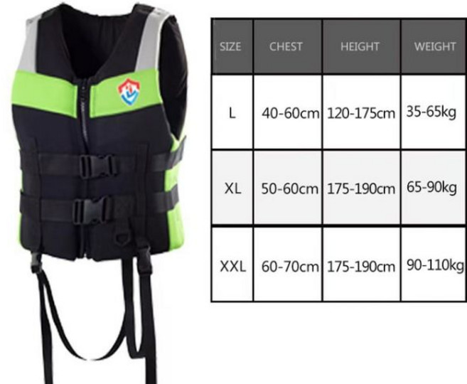 중량조끼 턱걸이중량조끼 헬스중량조끼 20kg 10kg 카약 구명 조끼 전문 수영 서핑 성인 표류 모터 보트 부력 재킷 야외 풍선 의류, XL, Green Black