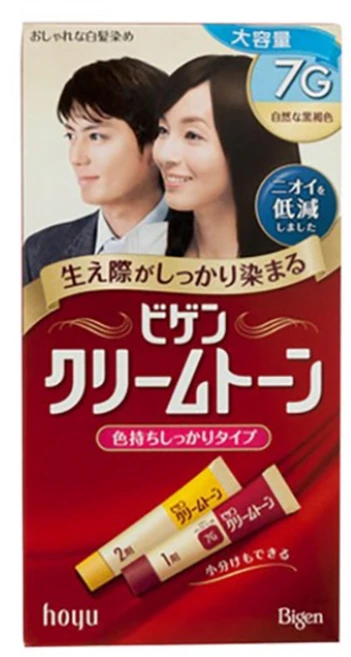 동아제약 비겐 크림톤 염색약(새치전용) 염모제, 자연흑갈색7G, 1개 - 쿠팡