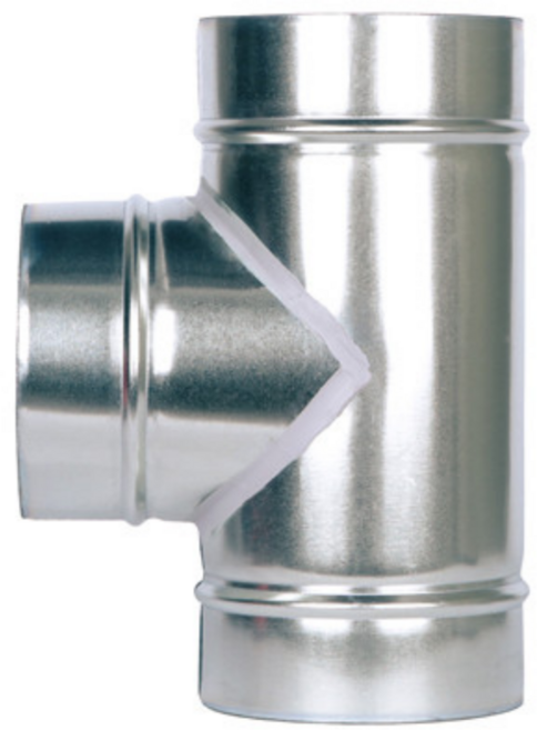 스파이럴 티 Tee 덕트 닥트 자재 부속 배관 용품, 1개