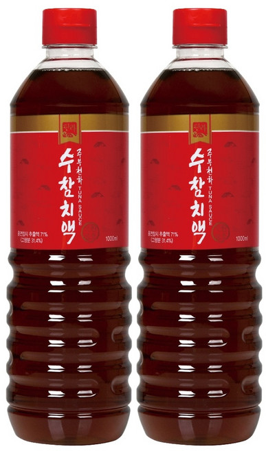 한라 수참치액 1L x 2, 2개