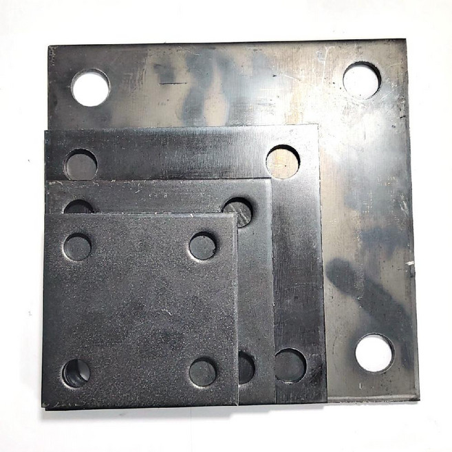 [기타]베이스판 플레이트 철판 100x100x6T (10장), 100 x 100 x 6T (10개), 10개