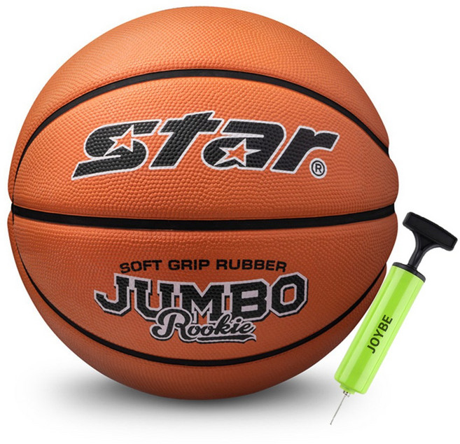 STAR 스타 농구공 점보루키7호 BB6067, 점보 루키 + JOYBE 공펌프, 1개