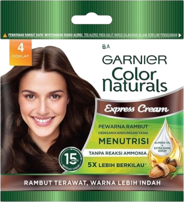 GARNIER 卡尼爾 染髮劑 KBT89 #4, COKLAT, 1個