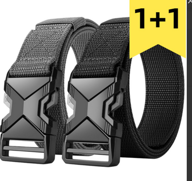 남성 전술 벨트 스포츠 벨트 일상 통근 레저 벨트 2개