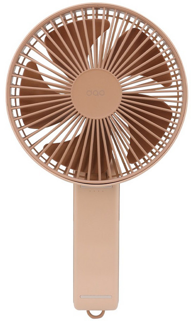 다오 빅팬 휴대용 선풍기 캠핌 손풍기 BLDC 무선 핸디 접이식 탁상용 유모차 보조배터리, 애쉬모카