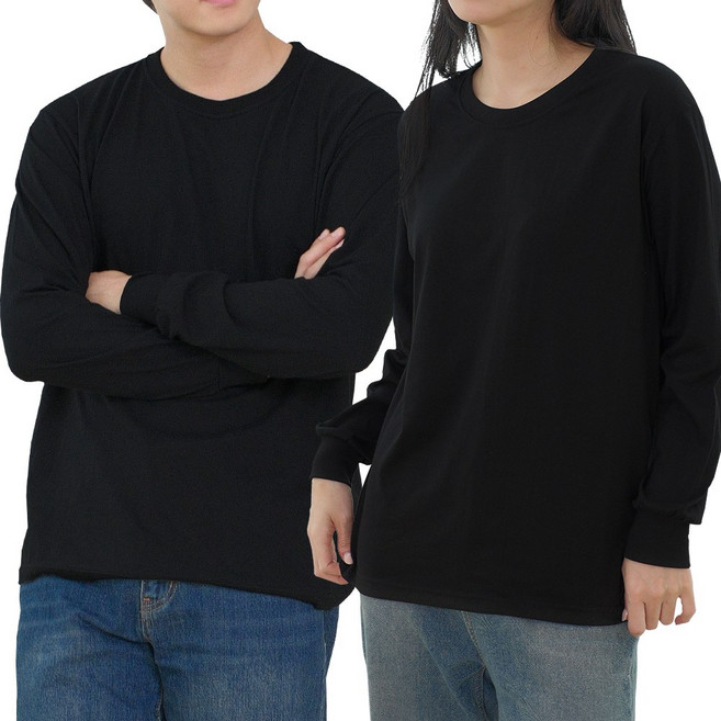 콜라에스 국민면티 긴팔3p_국내산