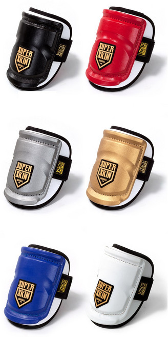 슈퍼스킨 유소년 더블암가드 팔굽치보호대 야구보호대 (6칼라), 블루, 1개