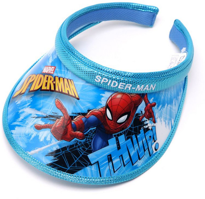 나린키즈 스파이더맨 워터드롭 썬캡 유아동 어린이 핀캡 햇빛가리개 썬바이저