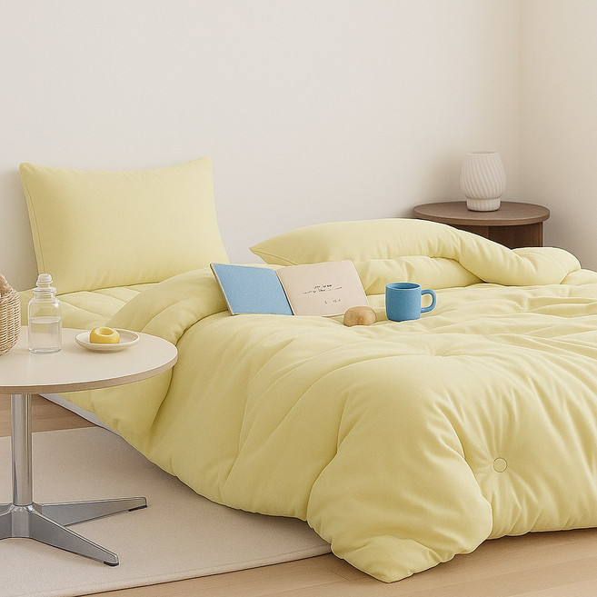 국내제조 띵스룸 몽글 먼지없는 알러지케어 항진드기 옥수수솜 이불세트