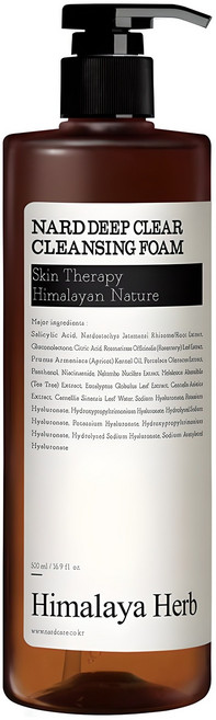 나드 딥클리어 클렌징폼, 500ml, 1개