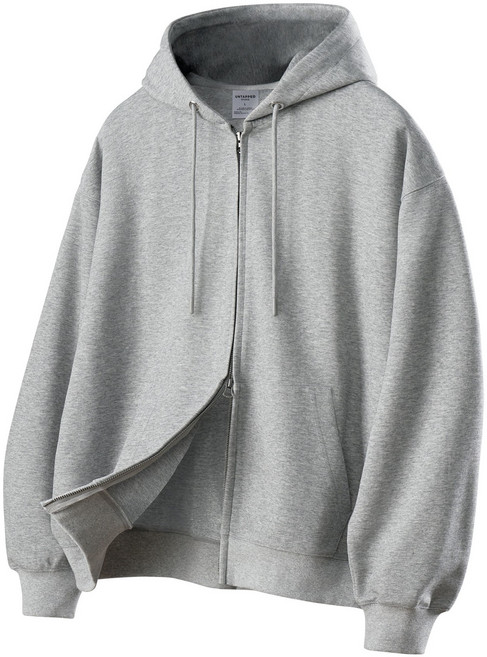 팀스핏 남녀공용 S~2XL 빅사이즈 오버핏 투웨이 지퍼 후드 집업