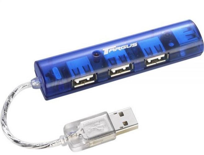 Targus 네트워크허브 스위치허브 랜허브 4PORT USB 2.0 여행 허브