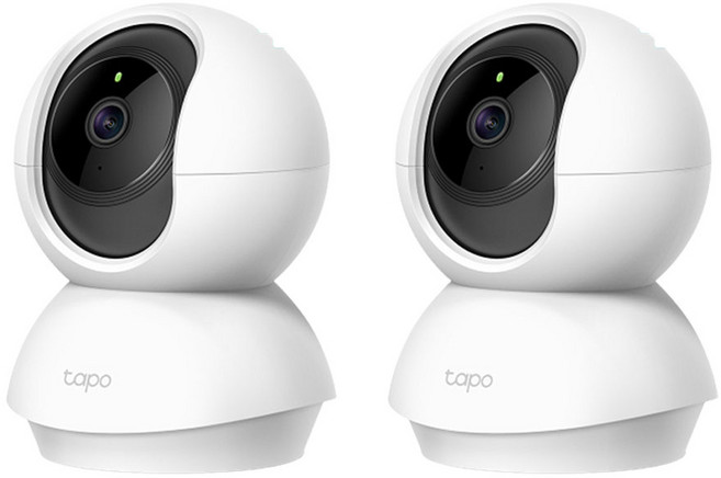 타포 360도 회전형 2K 고화질 스마트 WiFi 홈 카메라 실내용, Tapo C210P2, 2개