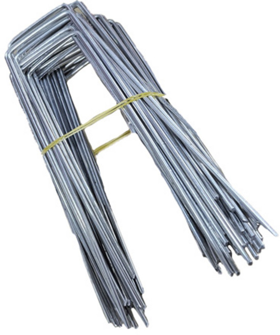 앙카핀 - 고정핀 U형철핀 ㄷ자핀 섬피 코이어네트 볏짚거적 씨거적 고정용