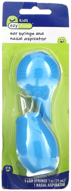 Ezy Dose 어린이용 이어 주사기 및 비강 아스피레이터 2개, EzyDose어린이용이어주사기및비강아스피레이터2개 - 쿠팡