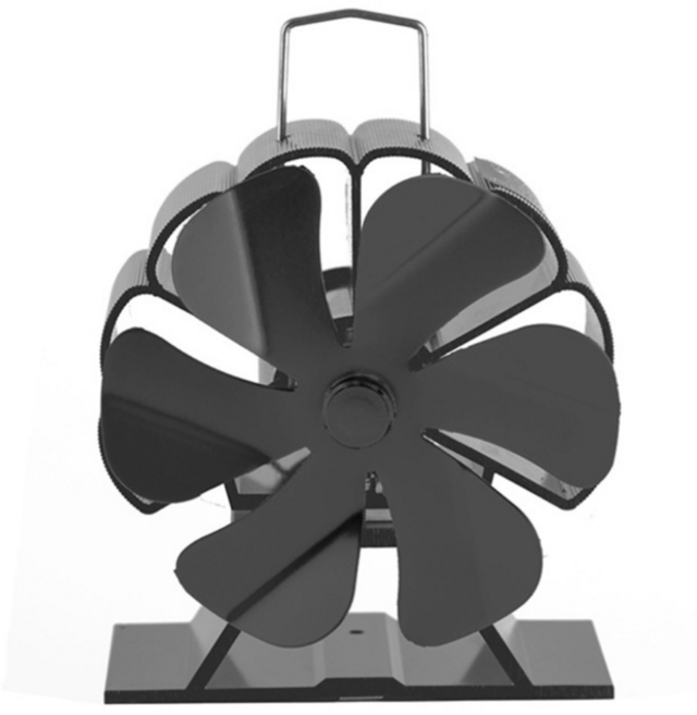 무동력 에코팬 캠핑난방용품, 1개, 검정