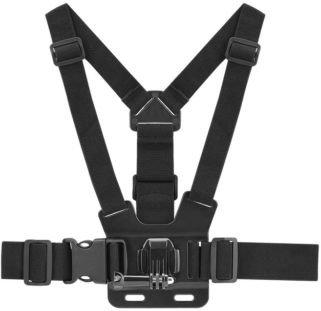 [Flymile] 액션캠 체스트 스트랩 / 카메라 가슴 마운트 어댑터 거치대 1/4 나사 나사홀, 1개, HSP6015