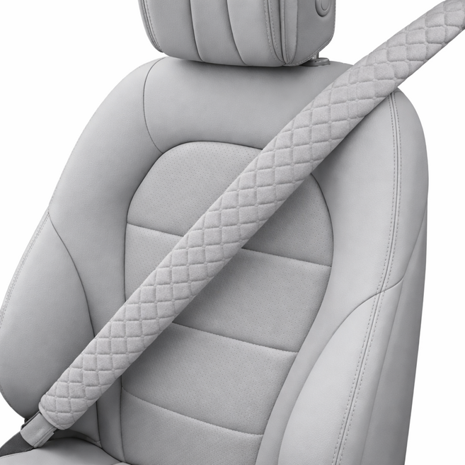 도다인몰 롱사이즈 75cm 초극세사 부드러운 안전벨트 커버, 1개, 그레이 75cm