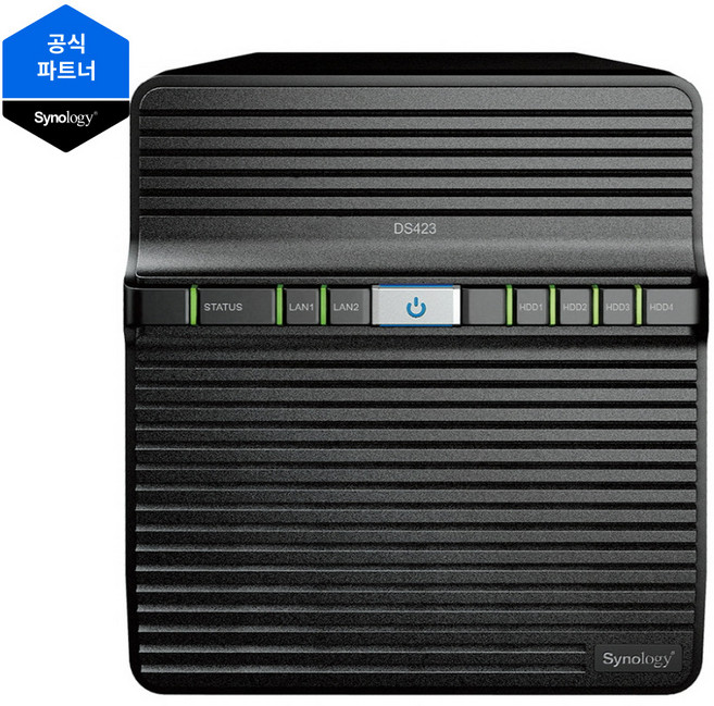Synology(시놀로지) NAS DS423 (하드미포함) 4베이 타워형 2년보증