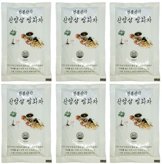 천봉산삼 산양삼 쌍화차 진액 한방 100ml 10개입 20개입 30개입, 1개, 1L, 선택1. 산양삼 쌍화차 100ml 10팩