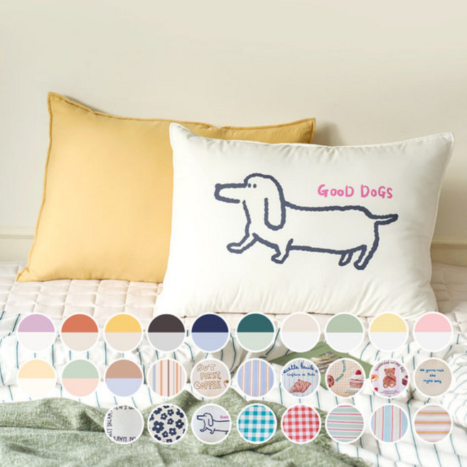 모던하우스 젤라또 리버시블 베개커버 50X70 28 color1232200, 50X70_카라멜+인절미