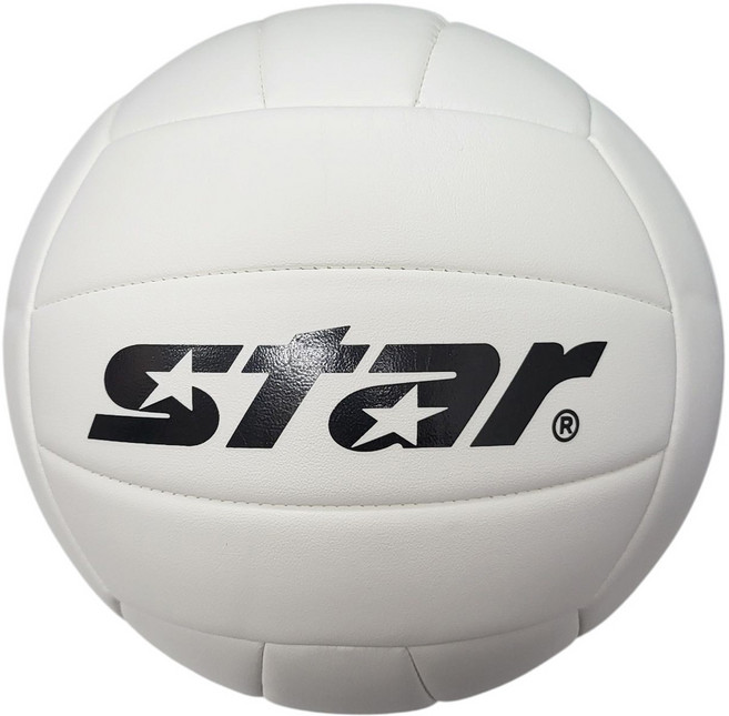 투센 스타 배구공 화이트, 1개, T635