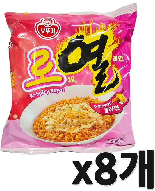 오뚜기 로열라면 120g, 8개