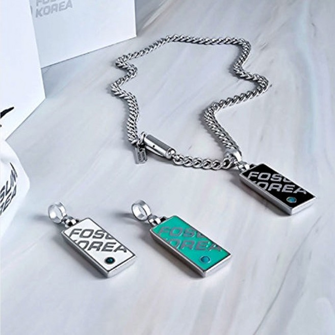 포슘코리아 투어펜던트[단품], 그레이, 1개