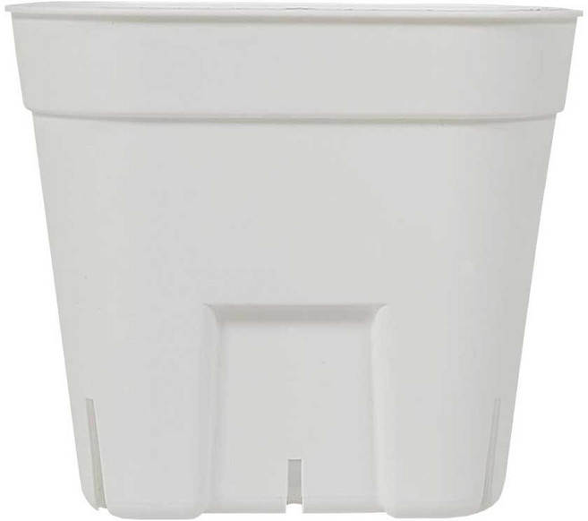 영농사 프레스테라 사각 슬릿화분, 숏타입 소 - 화이트, 1개, 화이트