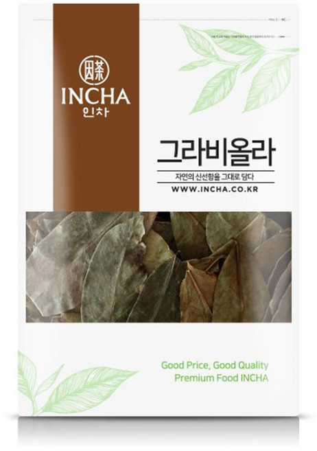 인차 그라비올라 건잎, 1개