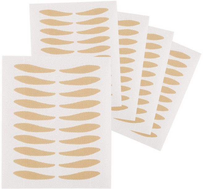 아이엘 5장세트 뉴 누드 그물형 쌍커풀테이프 쌍꺼풀 테이프 쌍테 단면 지속력좋은, 굴곡, 1개