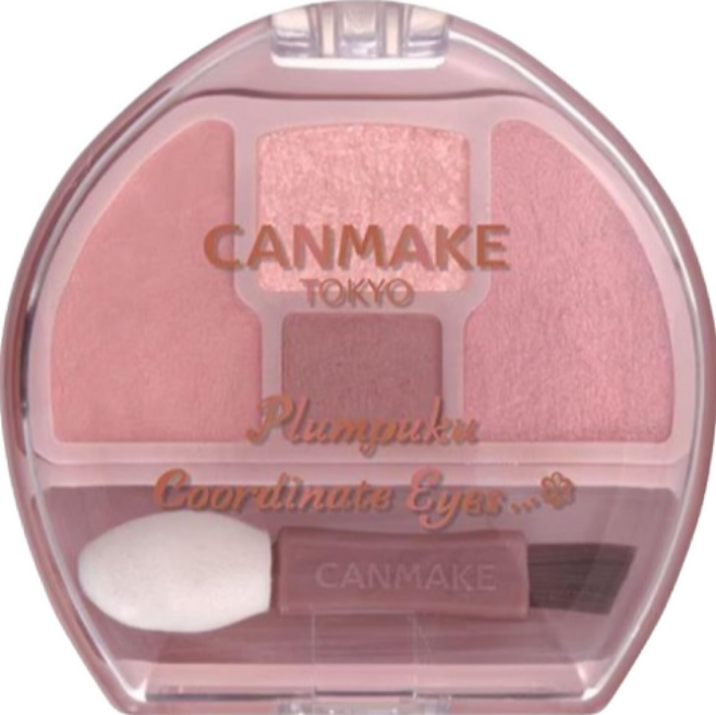 CANMAKE Plumpuku Coordinate Eyes 臥蠶眼影盤 櫻花粉色系 淚袋專用, 櫻花粉, 1個