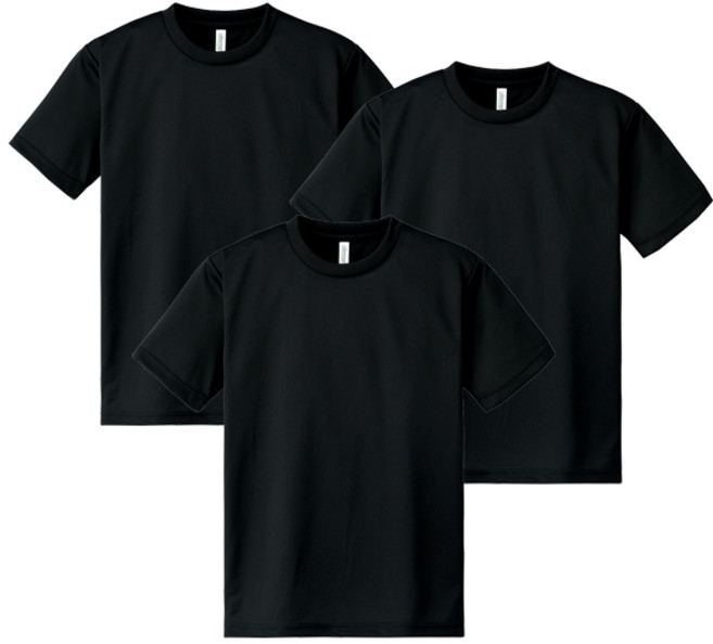 글리머 티데일리 에어 반팔 라운드 티셔츠 3종 세트