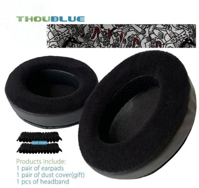 THOUBLUE-스틸시리즈 Arctis 7 7p 9 9X 프로 이어폰 교체용 이어 패드 메모리폼 커버 이어패드 헤드폰, [08] 2 and band3, 1개