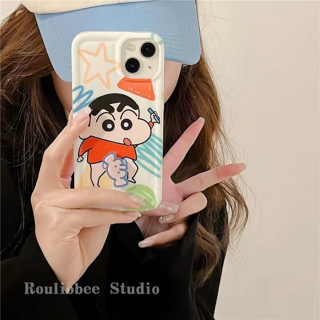 아이폰 13 14 pro 맹구 콧물 케이스 짱구 코끼리 케이스 르세라핌 김채원 케이스