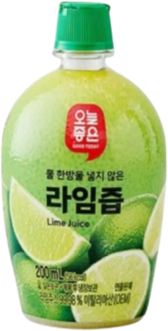 오늘좋은 라임즙, 1개, 200ml