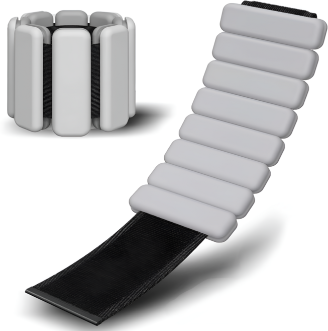 심플리앙 파워업 실리콘 중량밴드, 1.8kg, 그레이