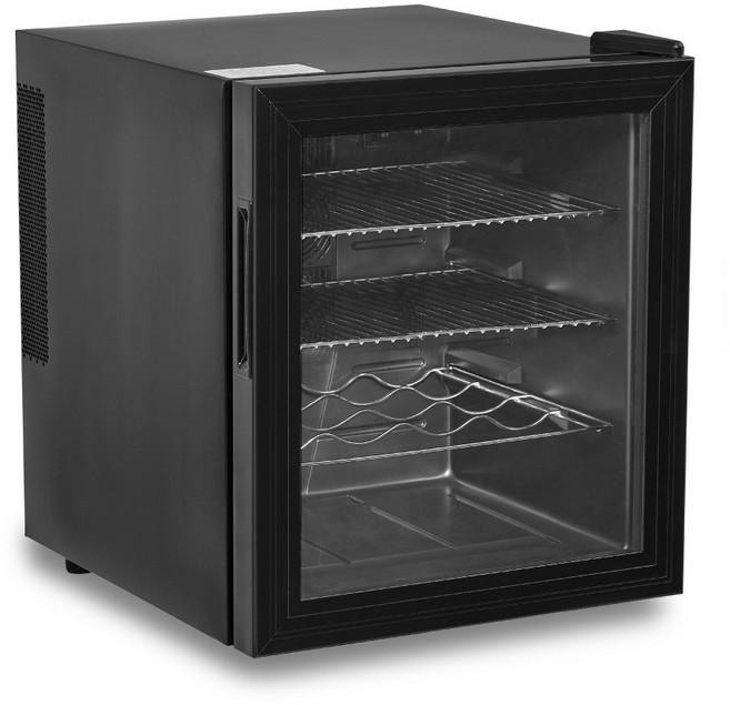 A-Q小家電 ZANWA 46公升晶華電子雙核變頻冰箱 小冰箱/冷藏箱 節能省電, 黑色/內膽(內裝), 黑色/內膽(黑), ZW-46(B)