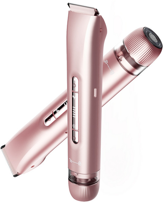 CozyTemp 전기 제모기 y존 겨드랑이 무선 모근제거기 남성 여성 공용 제모기계, 로즈 골드